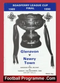 Glenavon v Newry Town 1989 – Cup Final Belfast