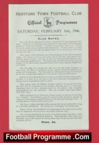 Hertford Town v Pinner 1946