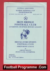 Iron Bridge v Bricklayers Sports 1992 – Sunday Cup