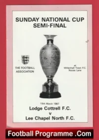 Lodge Cotterell v Lee Chapel North 1987 – Sunday Cup