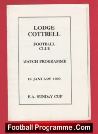 Lodge Cottrell v Ford Basildon 1992 – FA Sunday Cup