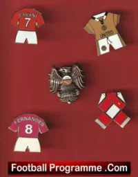 Manchester United Football Badge Collection Man Utd Badges X 5