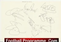 Manchester United Football Team Multi Autographed Signed Sheet 1993/94 + Ferguson