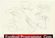 Manchester United Football Team Multi Autographed Signed Sheet 1993/94 + Ferguson