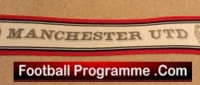 Manchester United Old Football Scarf – 18 – Red and Black