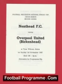 Nenthead v Overpool United 1987 – FA Sunday Cup Alston