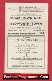 Rugby Town v Bedworth Town 1948 – 1940s Programme