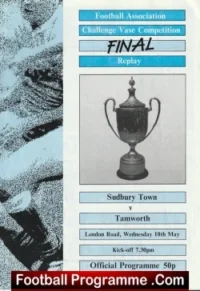 Tamworth v Sudbury Town 1989 – Vase Cup Final