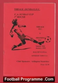 Theale v Fryerns 1999 – Sunday Cup Newbury Town
