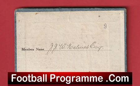 Yorkshire Amateur AFC Members Ticket Book 1933 - 1934 - Image 4