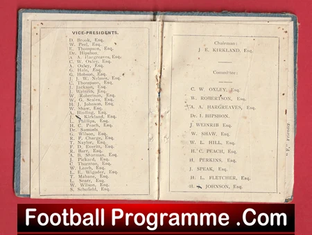 Yorkshire Amateur AFC Members Ticket Book 1933 - 1934 - Image 5