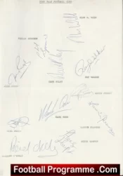 Port Vale Football Club Multi Autographed Signed Team 1988 1989