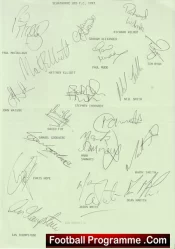 Scunthorpe United Football Club Multi Autographed Signed Team 1993