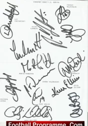 Stockport County Football Club Multi Autographed Signed Team 2003 2004
