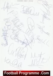 Stockport County Football Club Multi Autographed Signed Team 1999 2000