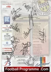 St Mirren Football Club Multi Autographed Signed Team 2008