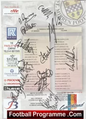St Mirren Football Club Multi Autographed Signed Team 2008