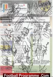 St Mirren Football Club Multi Autographed Signed Team 2013 2014