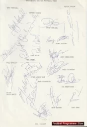 Scunthorpe United Football Club Multi Autographed Signed Team 1988 1989