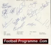 Welling United Football Club Multi Autographed Signed Team 1989 1990