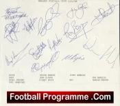 Welling United Football Club Multi Autographed Signed Team 1989 1990
