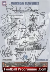 Brighton Hove Albion Football Club Multi Autographed Signed Team 2010