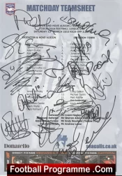 Brighton Hove Albion Football Club Multi Autographed Signed Team 2010