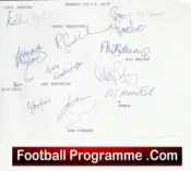 Knowsley United Football Club Multi Autographed Signed Team 1996 1997