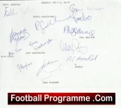 Knowsley United Football Club Multi Autographed Signed Team 1996 1997