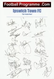 Ipswich Town Football Club Multi Autographed Signed Team 2004 2005