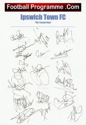 Ipswich Town Football Club Multi Autographed Signed Team 2004 2005