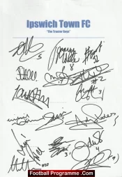 Ipswich Town Football Club Multi Autographed Signed Team 2004 2005