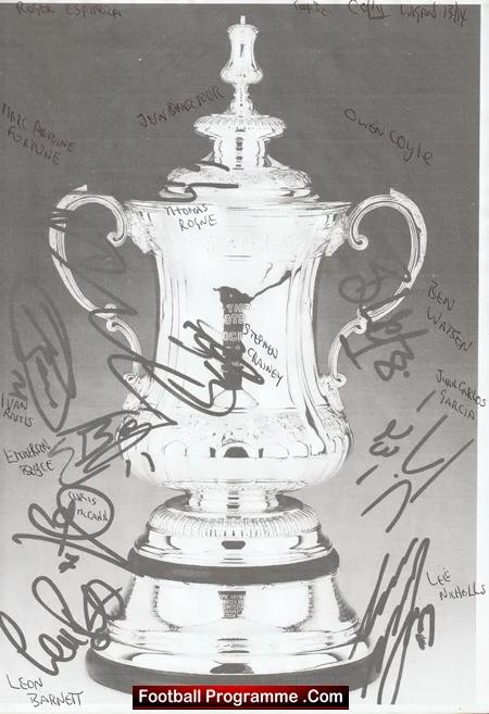 Wigan Athletic Football Club Multi Autographed Signed Team 2013 2014 - Image 3