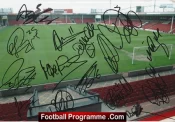 Walsall Football Club Multi Autographed Signed Team 2013 2014