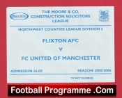 Flixton AFC v FC United Of Manchester 2005 – Football Ticket