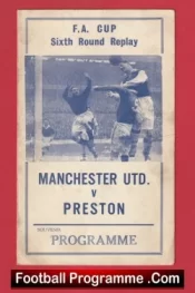 Manchester United v Preston 1966 – FA Cup Replay Pirate Souvenir