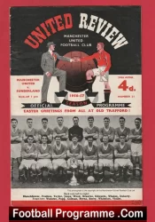 Manchester United v Sunderland 1957 – Man Utd Title Decider Game