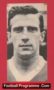 Manchester United Dennis Viollet SIGNED Autographed Picture 1950s