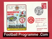Manchester United Denis Law Autographed Signed FDC Man City v Man Utd