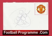 Manchester United Danny Higginbottom Autograph Signed Picture Man Utd