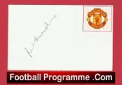 Manchester United Pat Crerand Autograph Signed Picture Man Utd