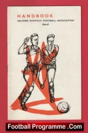Salford Schools Football Association Official Handbook 1966 1967