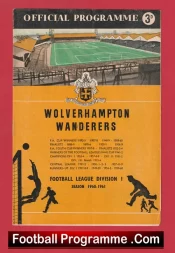 Wolves Wolverhampton v Bury 1960
