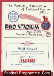 Southern Transval v England FA 1956 – South Africa Tour 1950s