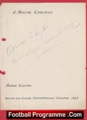 Boxing – Ronnie Clayton Boxer Genuine Signed Autograph Sheet 1948