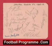 Bristol Rovers Football Club Multi Autographed Signed 1947 1948