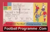 England v Switzerland 1996 – Football Ticket Euro 96 Opening