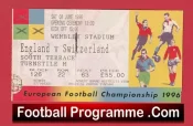 England v Switzerland 1996 – Football Ticket Euro 96 Opening