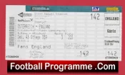 Austria v England 2007 – Football Ticket