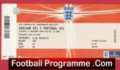 England v Portugal 2009 – Football Ticket U21
